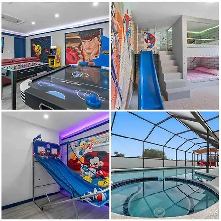 13 Mins From Disney Arcade, Private Pool, & Themed Rooms Orlando Exterior photo