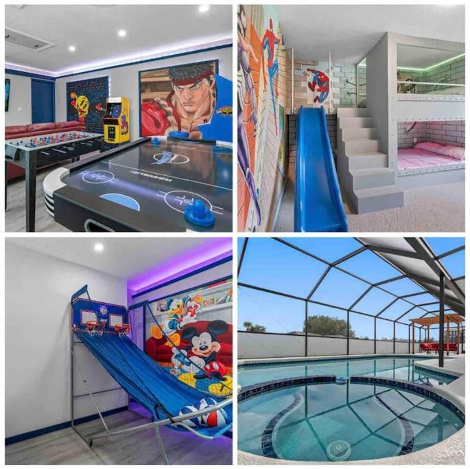 13 Mins From Arcade, Private Pool, & Themed Holiday home *